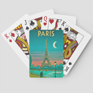 Paris Vintage Travel Playing Cards