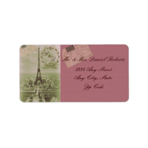 Paris Wedding Label
