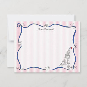 Paris Whimsy Personalized Note Cards