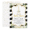 Paris White Romantic Bridal Shower Invitation