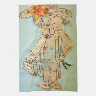 PARIS WINDOW SHOPPING KITCHEN TOWEL