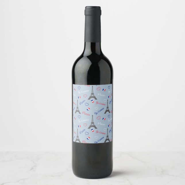 Paris Wine Label (Front)