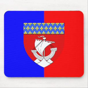 Paris With Shield, France Mouse Pad