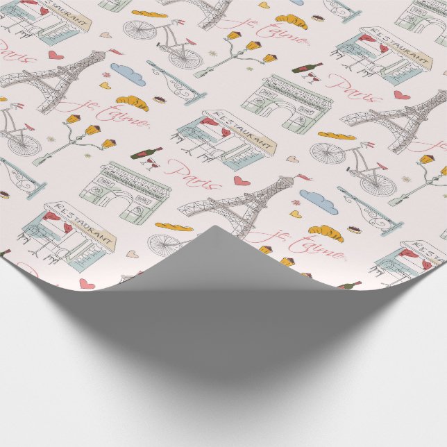 Paris Wrapping Paper (Corner)