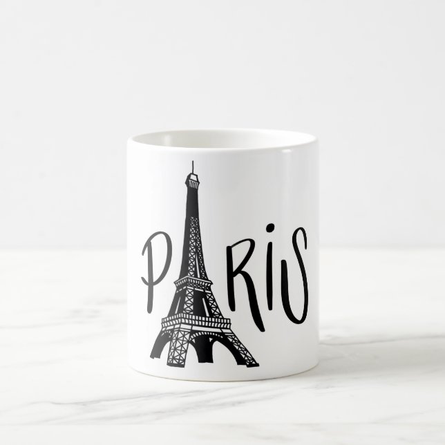 ParisEiffel Tower Design Coffee Mug (Centre)