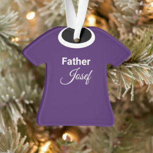 Parish Priest Clergy's Clerical Collar Ornament