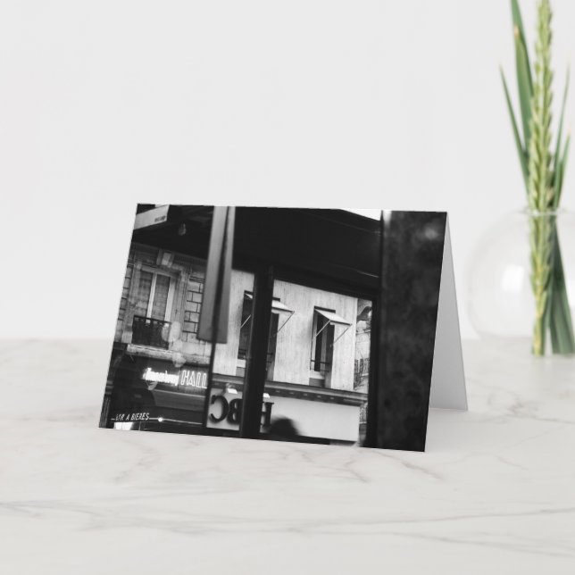 Parisian Atmosphere Windows and Reflections card (Front)