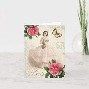 Parisian Ballerina Card
