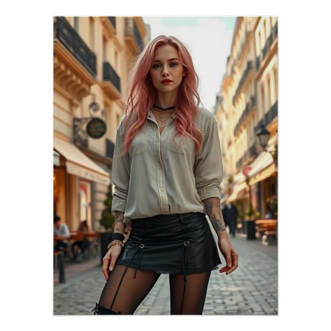 Parisian beauty poster (Front)