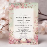 Parisian Blossom Eiffel Tower Paris Wedding