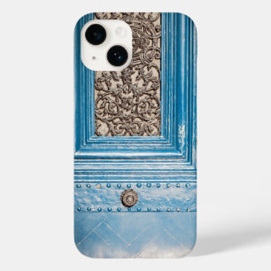 Parisian Blue Door Photo iPhone Case