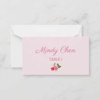 Parisian Bridal Shower Name Card