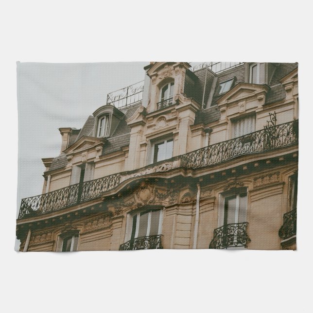 Parisian Building  Kitchen Towel (Horizontal)