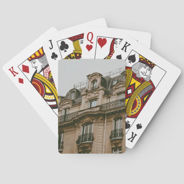 Parisian Building  Playing Cards (Back)