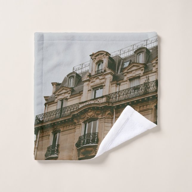 Parisian Building  Wash Cloth (Wash Cloth)