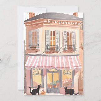Parisian Cats Thank You Card