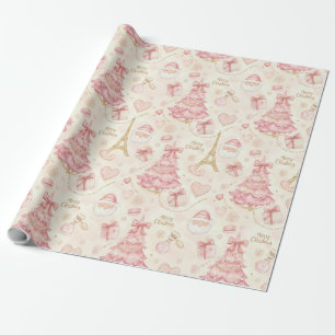 Parisian Coquette Christmas Wrapping Paper