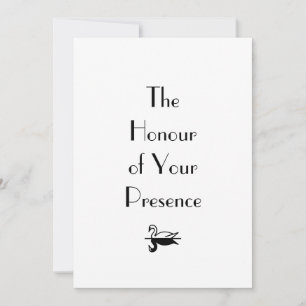 Parisian Deco Wedding Invitation