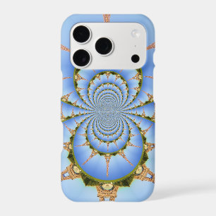 Parisian Dream   Eiffel Tower Kaleidoscope Blue Sk