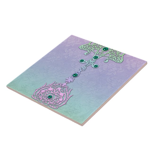 PARISIAN JEWEL: SOFT RAINBOW TILE (Side)