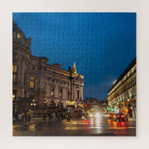 Parisian Nightfall at Palais Garnier