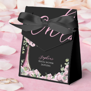 Parisian Oh La La Bridal Shower Favor Box