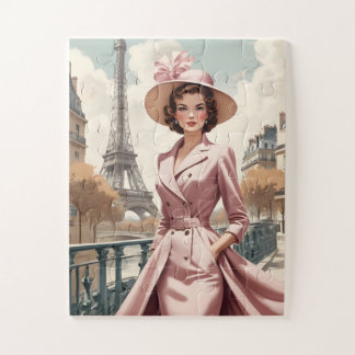 Parisian pin jigsaw puzzle