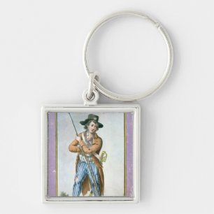 Parisian Sans-culotte Keychain