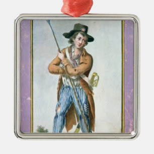 Parisian Sans-culotte Metal Ornament
