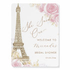 Parisian She Said Oui Bridal Shower