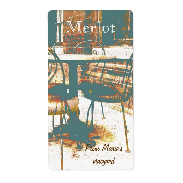 Parisian street cafe chairs (Front)