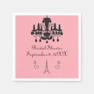 Parisian Themed Bridal Shower - Napkin