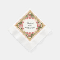 Parisian Vintage Rose Manor House Birthday Party