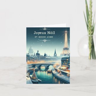 Parisian Winter Elegance  Card