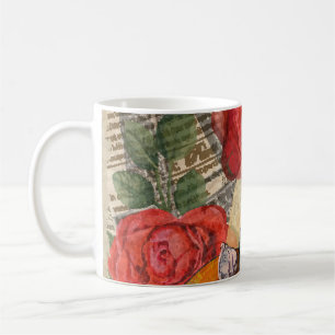 Parisian Woman: Eiffel Tower Retro. Coffee Mug