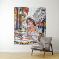 Parisian Women Elegance: Paris Café Street Vibes