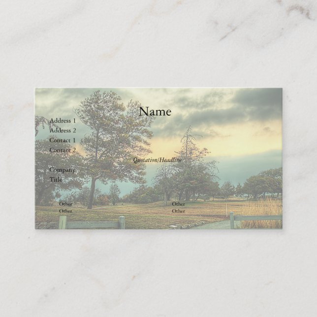 Park 2 Carte de visite (Devant)