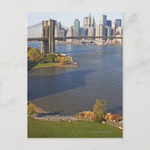 Park and Cityscape Postcard
