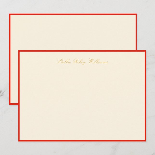 Park Avenue Flat Note Card 5"x7" (Front/Back)