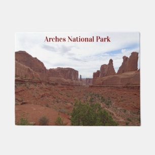 Park Avenue Trail at Arches National Park Doormat