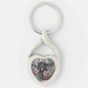 Park Bear Hammock Relax Peace Love Destiny Keychain