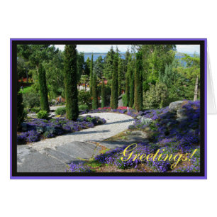 Park Beautiful Photo Blue customizable Frame