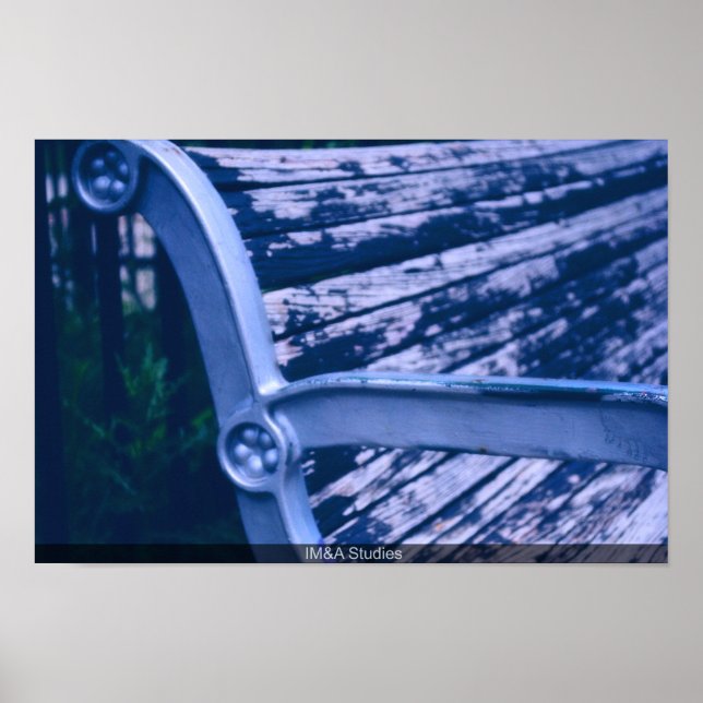 Park Bench 1 Poster (Front)