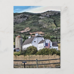 Park City Barn Postcard