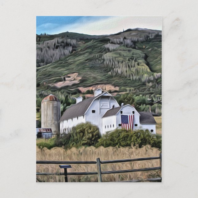 Park City Barn Postcard (Front)