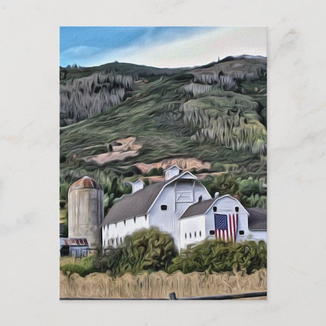 Park City Barn Postcard (Front)