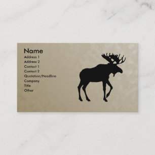 Park City Moose Business Cards