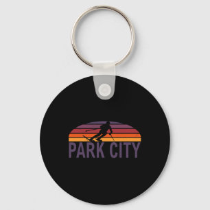 Park City Mountain Resort Utah Usa Ski Resort Snow Keychain