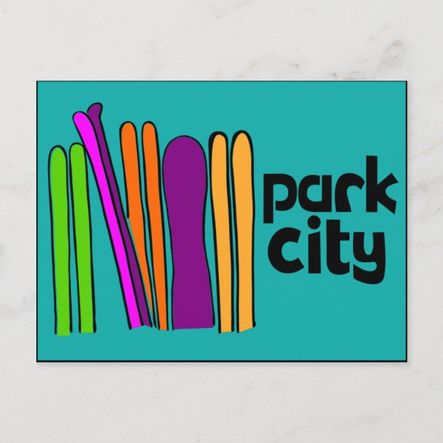 Park City Retro Postcard (Front)