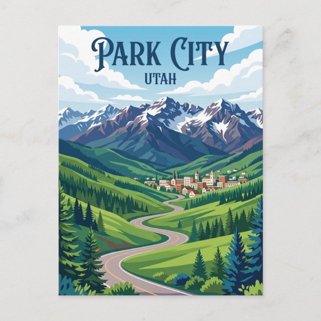Park City USA Postcard (Front)